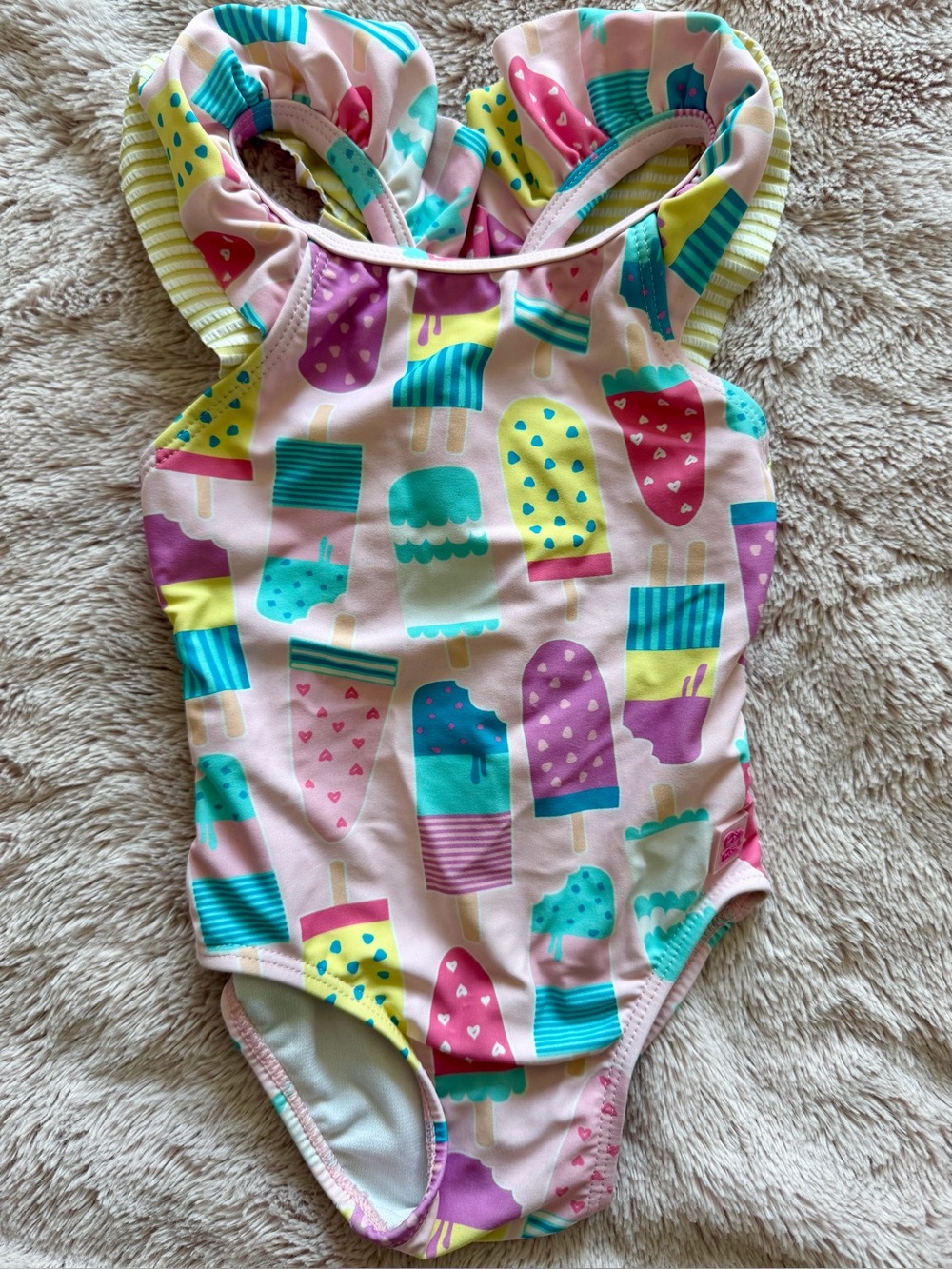 Ruffle Butts Popsicle Print One-Piece Swimsuit